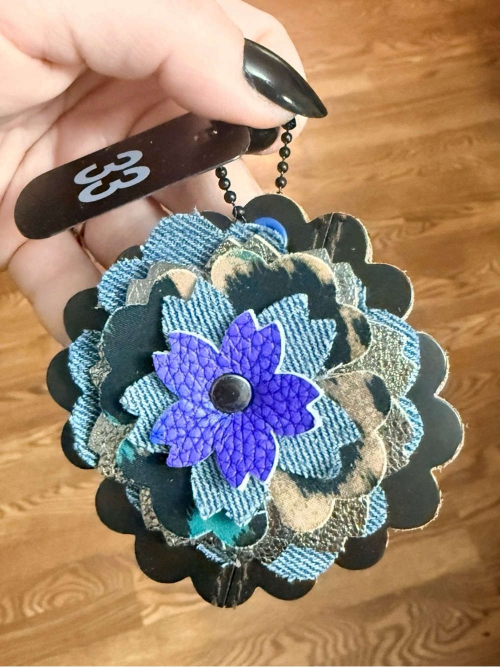 Handmade Floral Bag Charm